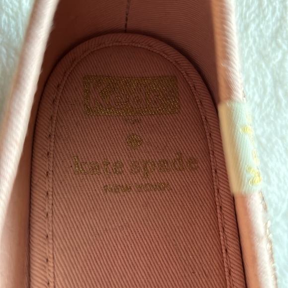 Like new Kate Spade x Keds rose gold glitter slip-on sneakers - Picture 6 of 6